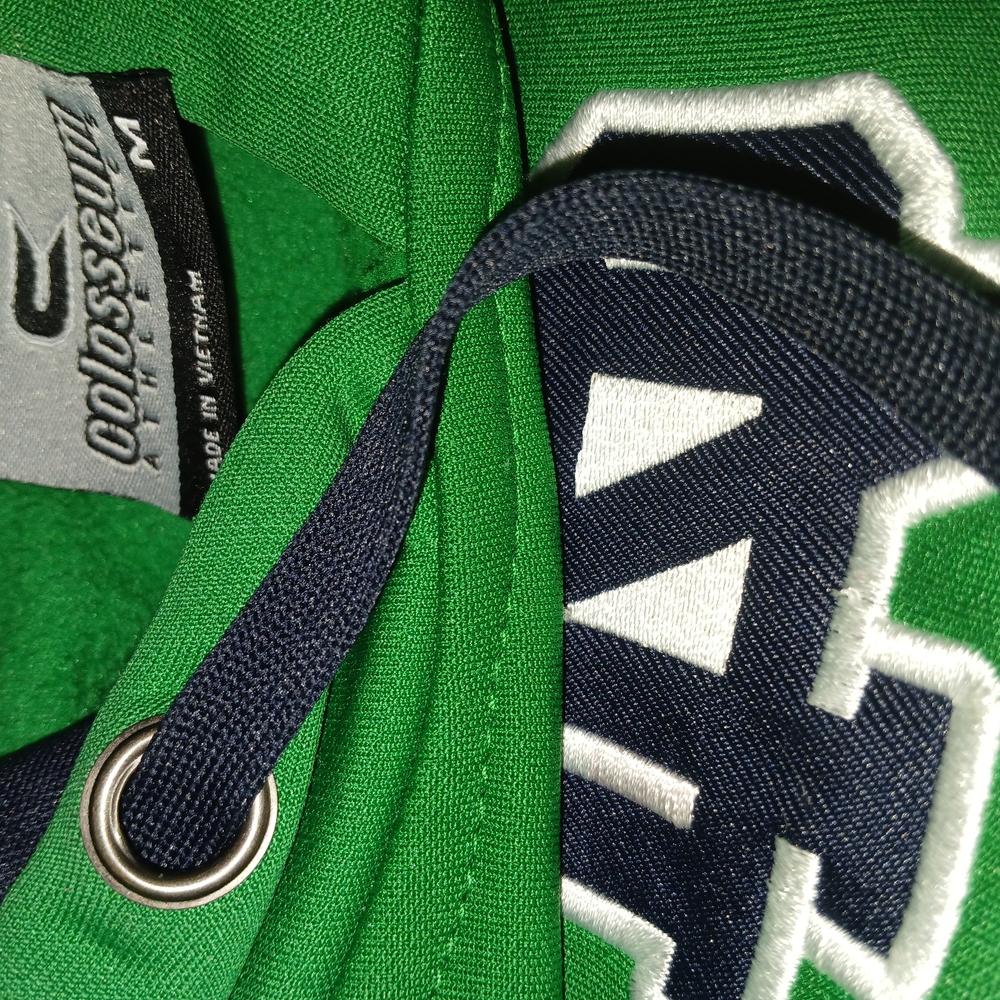 Colosseum Green and Navy Sweater And Sun Viser Set